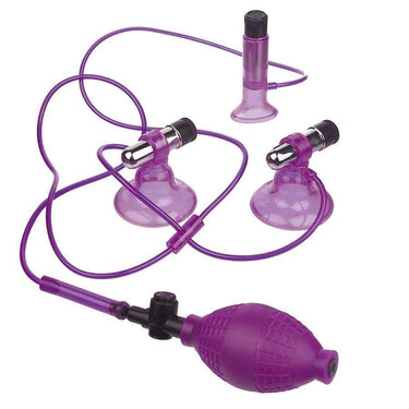 Set di Stimolatori Vibranti con Ventose per Capezzoli e Clitoride, Effetto Eccitante